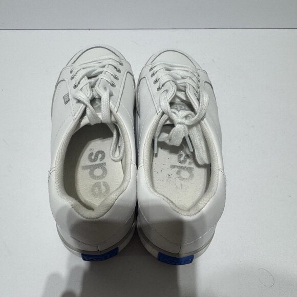 Keds Womens Center III Leather Sneaker White Size 5W - Picture 4 of 6